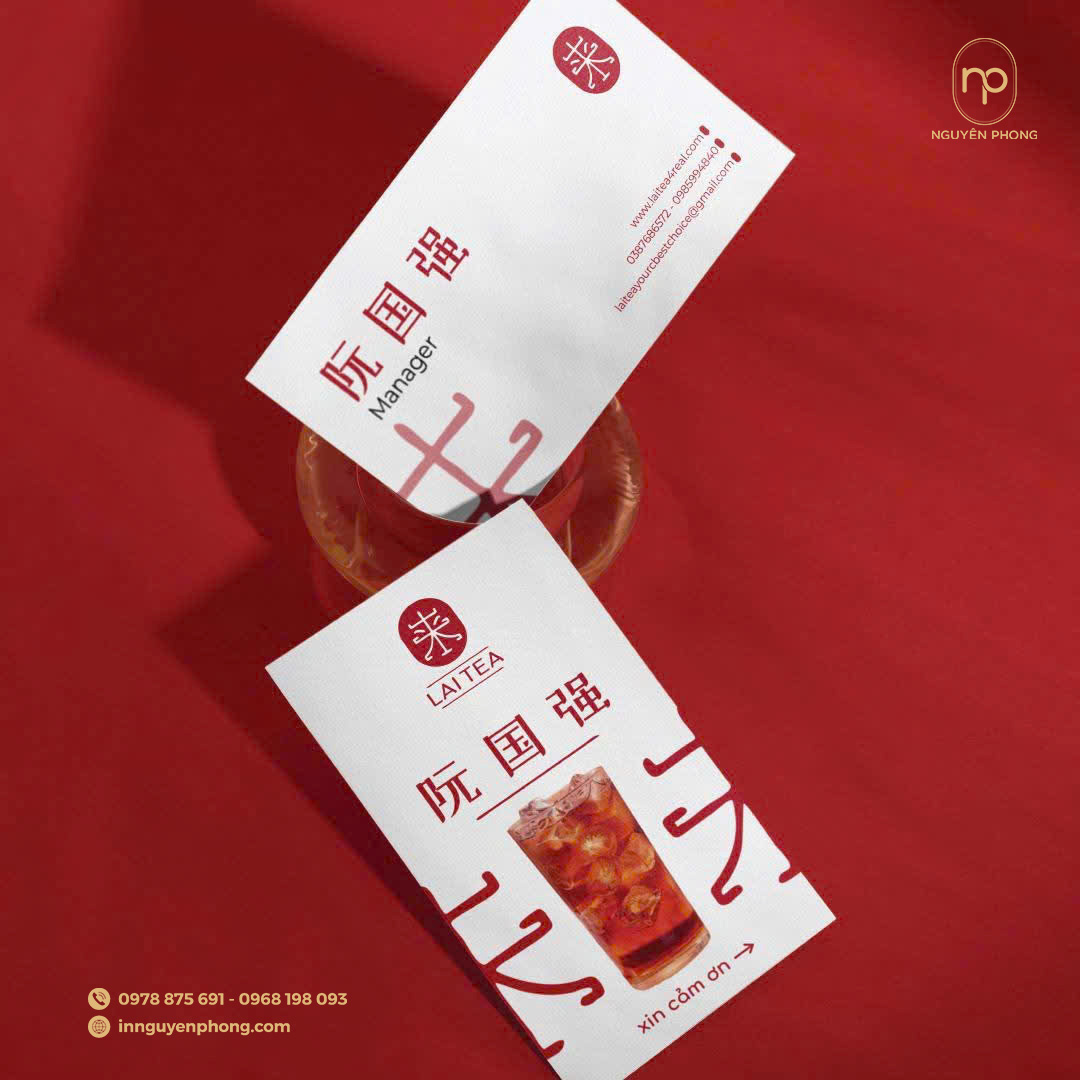 Mẫu card visit đồ uống, quán cafe tiện lợi